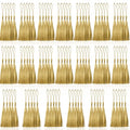 100 Pcs Gold Mini Tassels 13cm/5 Inch with Loops for Bookmarks, Jewelry Making, DIY Projects - color: Gold