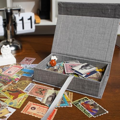 Photo Storage Box 5x7, Keepsake Box - Grey - color: Grey, size: 5"x7"