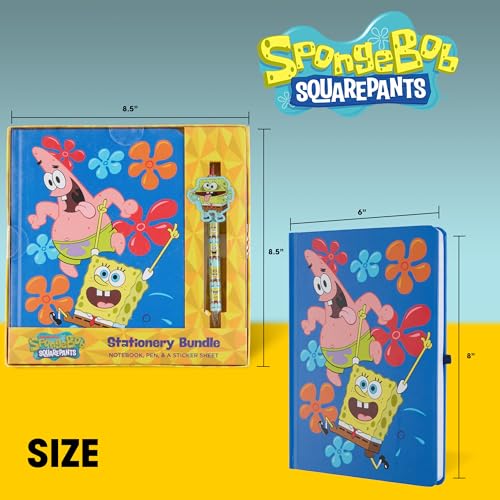 Spongebob Kids Stationary Set for Girls and Boys, Journal Kit with Pen - color: Spongebob