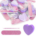 Manicure Kit Disposable Press On Nail Tool Packaging Kit (Purple, 16PCS) - color: Purple, 16PCS
