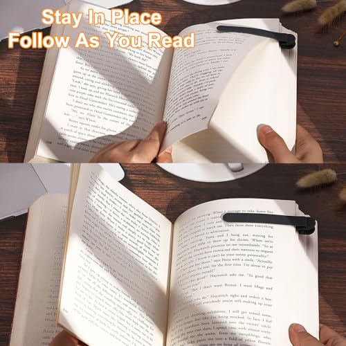 6Pcs Automatic Bookmark, Silicone Smart Book Marks for Reading Women, Men, Kids,Cute Unique Book Markers Bookmark Clip Reading Accessories Gifts for Book Lovers - color: 1 Dark Grey+1 Light Grey+1 Beige+1 Yellow+1 Red+1 Blue