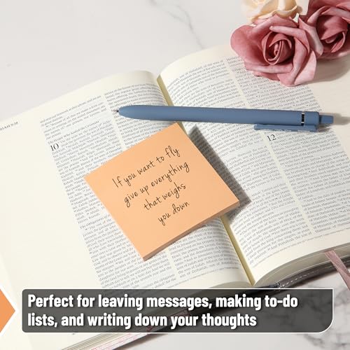 Mr. Pen- Sticky Notes, 3"x3", 12 Pads, 600 Sheets, Colorful - color: Winter