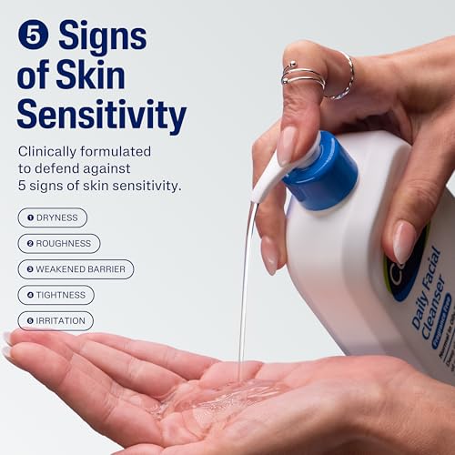 Cetaphil Daily Facial Cleanser, Oily & Combination Skin, 16oz