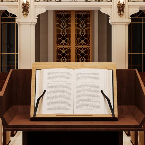 Cook Book Stand,Adjustable Height Book Holder for Reading Hands Free - size: M-13.2*9.5 inches