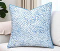 Watercolor Dot Print Throw Pillow Cover 20x20, Blue - color: Rain Drops-blue, size: 20" x 20" (Pack of 1)