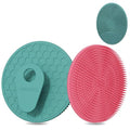 INNERNEED Silicone Body Scrubber Gentle Exfoliating Brush Set, Green+ Pink - color: (Set2) Dark Green+pink