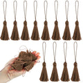 BEL AVENIR 45 pcs Mini Bookmark Tassels 3.75inch Silky Key Tassel-Coffee - color: 37# Coffee