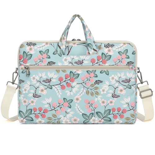 DACHEE Laptop Shoulder Bag for 15 Inch/15.6 Inch Macbook Pro - color: Raspberry(07)