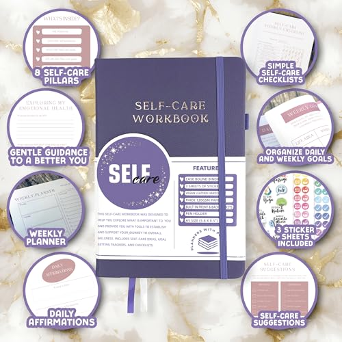 Planners with Purpose Self Care Journal for Women, Daily Wellness Planner