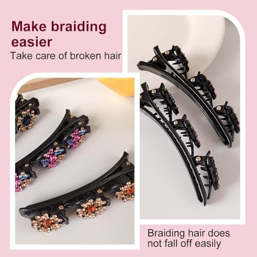 Bear Ears Cute Headband Fluffy Grizzly Hairband, Animal Ear Head Wear for Valentines Halloween Christmas Party - style: Clips Ears