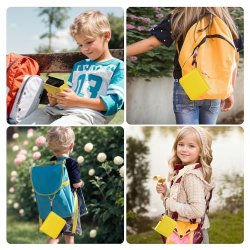 GEAoffice 1 Pocket Mini Card Binder Holds 80 Cards with Zip Closure, Yellow - color: Yellow-1 Pocket