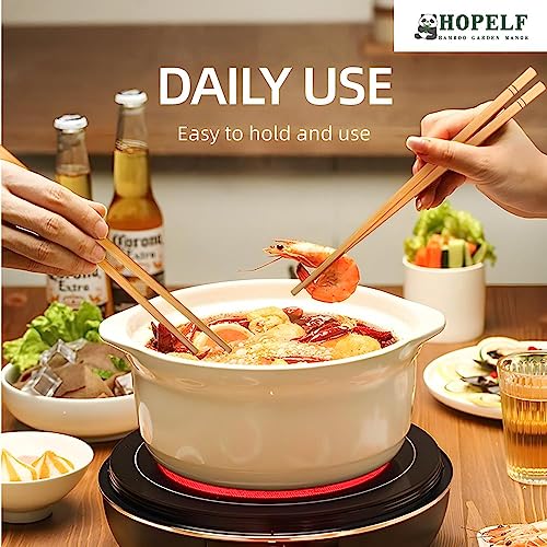 9.5 Inch X 20 Pairs Chopsticks,Reusable,Simplea and Minimalistic Design,More Size Choices 7"/9.5"/12" - size: M-9.5inch