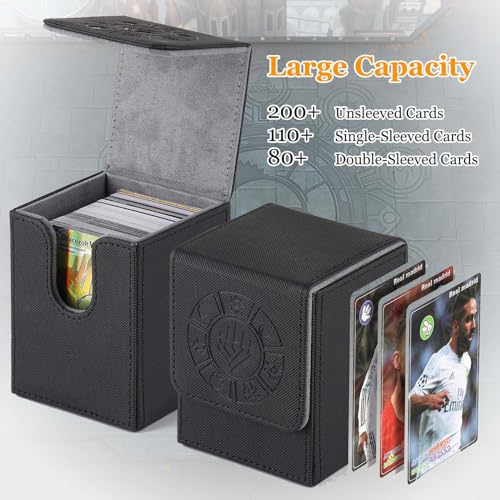 Arkeiliy MTG Deck Box 110+ Storage Sleeved Cards for Magic Commander - color: 4 Pack