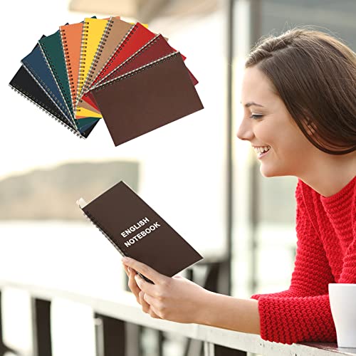 Yahenda 18 Pcs Spiral Notebooks, 1 Subject, Wide Ruled, Multi Color - color: Multi Color