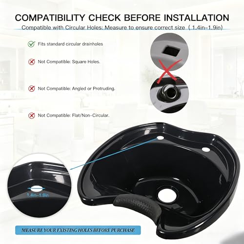 Head Spa Attachment for Shampoo Bowl,Salon Accessories - size: T