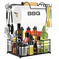 Grill Caddy, BBQ Caddy for Outdoor Grill with Windproof Paper Towel Holder