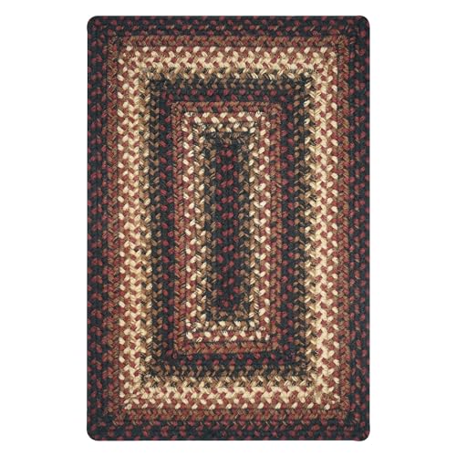 Homespice Prescott Jute Braided Placemats, Rect 13x19 Set of 6 - color: Prescott