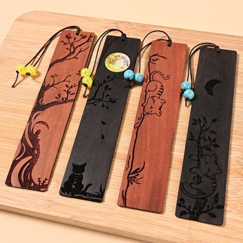 ZQZYMXQ 4Pcs Cute Cat Bookmarks Set for Women,Animal Book Mark Cat Lovers Gift Ideas Gifts for Readers (Cat Set) - style: Cat Set