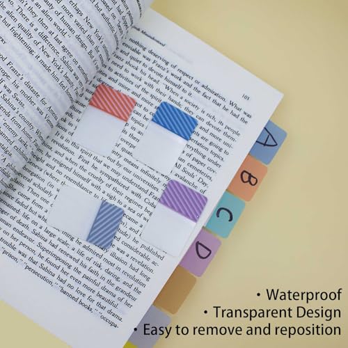 ELII 900 PCS 1 Inch Book Tabs Sticky Index Tabs,Writable Repositionable - color: Pastel