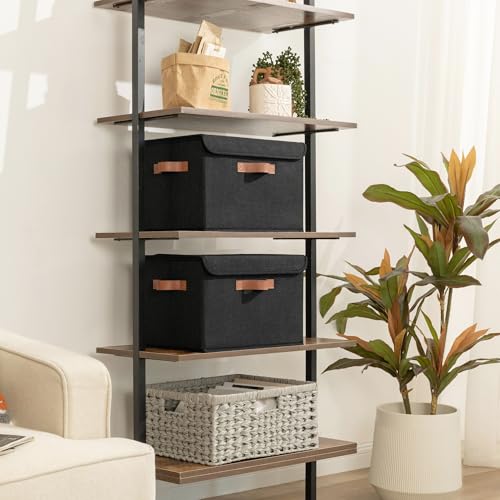 GRANNY SAYS Memory Keepsake Storage Box, Fabric Storage Bins with Lids - color: Black, size: Large