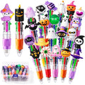 24PCS Halloween Fun Mini Multicolor Pens 4-in-1 for Party Favors Gift - style: Cute Halloween-24pcs