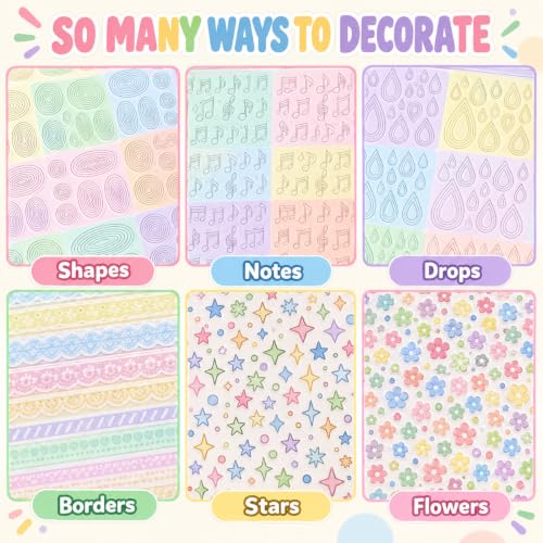2 Pack Aesthetic Sticker Book with 5000+ Cute Stickers - 20 Sheets Scrapbook Stickers for Journaling & Scrapbooking, Junk Journal Supplies with Floral, Borders & Shapes, Decorative Stickers - color: 2 Pack Aesthetic
