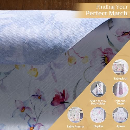 Maison d' Hermine Placemats Set of 4 Reusable 100% Cotton (13"x19") - color: 059 - Summer Floral, size: 13" X 19" (Pack of 4)