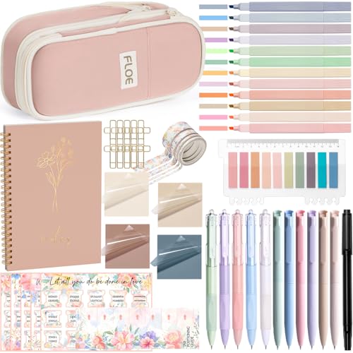 Bible Study Supplies Journaling Annotation Kit, Christian Gifts for Women - color: Pink