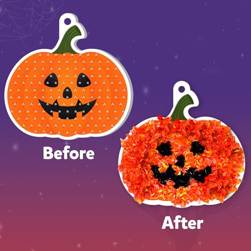 Skillmatics Poke-in Art – Halloween Decor, DIY Wood Craft Kit for Kids - style: Halloween Decor