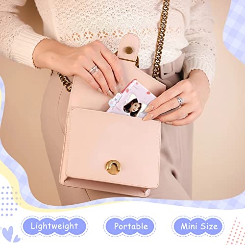 3 Inch Kpop Photocard Binder, Pink Butterfly, Polyvinyl Chloride, 20 Pockets, 4.33 x 3.15 x 1.18 Inches - color: Pink Butterfly