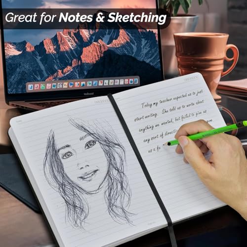Nextnoid A5 LIned Notebook - 160 Pages, 120 GSM Paper, Burgundy - color: Burgundy, style: Lined 160 Pages