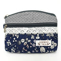 Coin Purse for Women Cute Small Wallets Change Purse Coin Pouch (grey blue) - color: grey blue