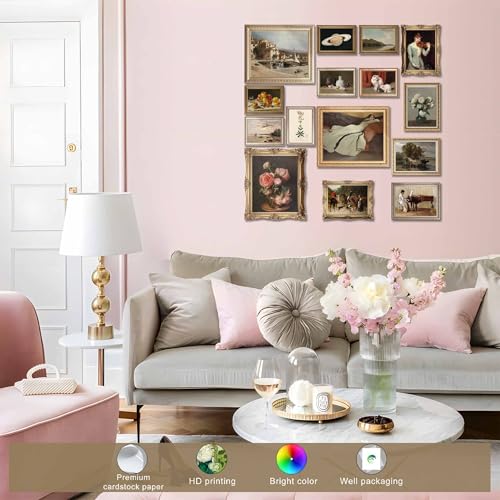 LANCHI95 15PCS Vintage Wall Art Decor– Moody Gallery Art Prints - color: Vintage 12