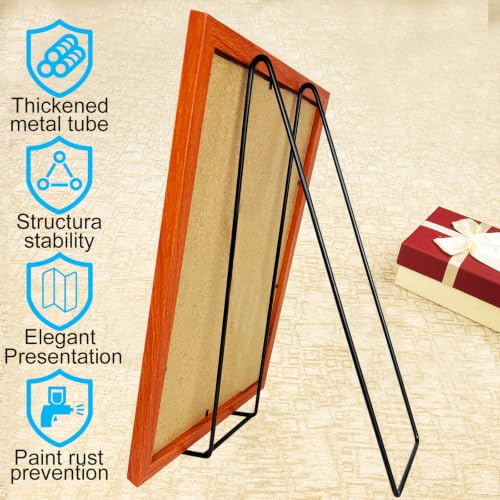 2PCS Iron Plate Stands for Display 14 Inch, Large Metal Heavy Duty Display - size: 2PCS 14IN