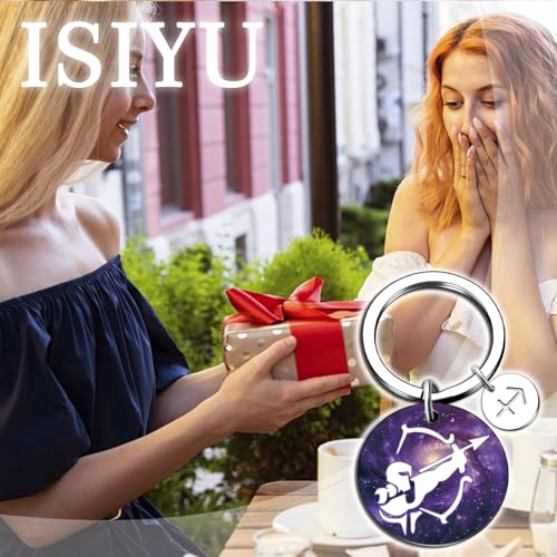 isiyu 12 Constellation Keychain Zodiac Astrology/Birthday For Women Men Adults Boys Girls Horoscope Lovers Gifts For Women - color: Color 7