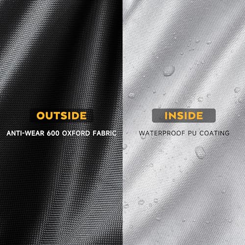 Pizza Oven Cover for Gozney Tread Portable Pizza Oven, Heavy-Duty 600D Protective Cover for Gozney 12" Outdoor Pizza Oven - size: 17"L x 20"D x 12"H