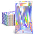 FUNFERY 6.3x9.4in Holographic Mylar Poly Mailers Self Sealing Adhesive Bag - color: Holographic Self Adhesive-50P, size: 6.3x9.4 inch