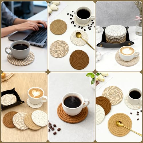 Coasters Set of 4, Boho 4-Color