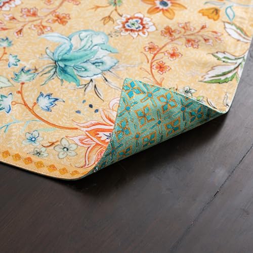 Maison d' Hermine Placemats Set of 4 Reusable 100% Cotton (13"x19") - color: 057 - Luxury Loft - Peach, size: 13" X 19" (Pack of 4)