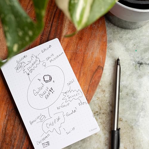 Notsu Dot Grid Small Desk Notepad 2 Pack, 3.9" x 6.3" - size: 3.9" x 6.3", style: Dot Grid