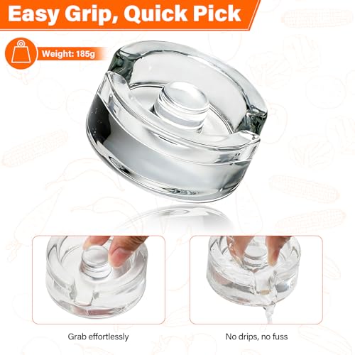 2 Pack Fermentation Kit with Lids Weights Airlocks, Fits 3.3" - size: 3.3 IN*2 Pack (No Jar)