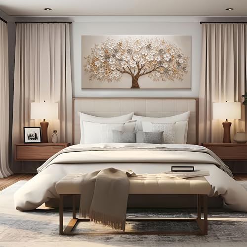 Modern Tree Of Life Canvas Wall Art Decor For Living Room Print 20"×40" - color: LAI-12C, size: 40"L x 20"W