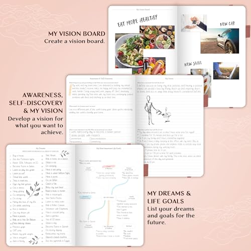 Legend Planner Undated, Weekly & Daily Goal Journal, A5 Rose Gold - color: Rose Gold Gold (Undated), size: A5 (5.5'' x 8.3'')