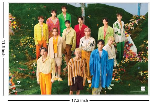 SEVENTEEN - New Beginning Officially Licensed Mini Music Poster - 17.5" x 11.5" Laminated - size: 17.5L" x 11.5W"