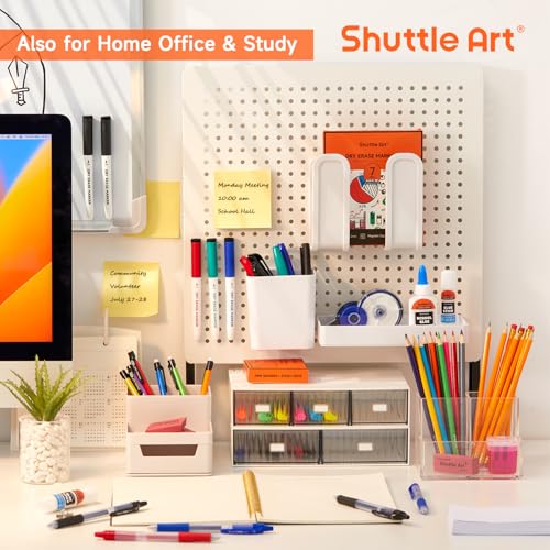 Shuttle Art 71 Pack School Supplies Kit, Back to School Supplies for Teachers, Middle High Schools, College School Supply with Highlighters, Pencils, Gel Pens, Dry Erase Markers, Felt Tip Pens, Glue