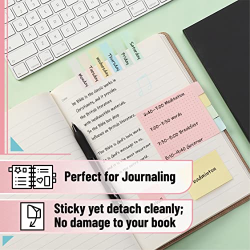 Mr. Pen- Sticky Notes Set, 820 Pack, Ruled - color: Muted Pastel, size: 1 Set (Pack of 2)