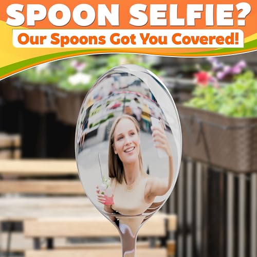 Iced Tea Spoons Long Handle, Set of 8, 9 In, Stainless Steel, Classic Style - color: 8 Pcs Silver Long Handle Spoons Set