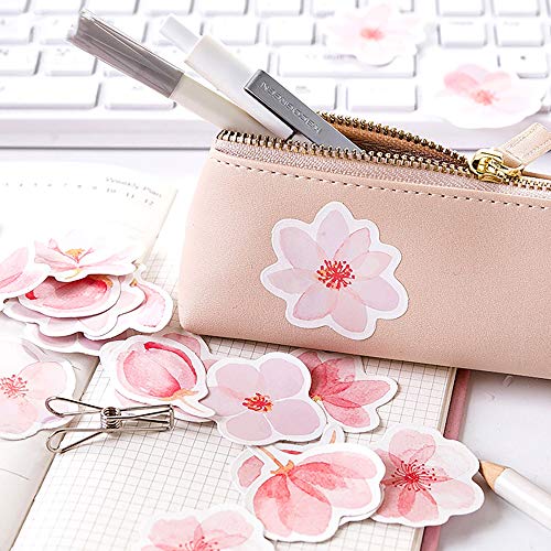 45PCS Small Scrapbooks Laptop Stickers, Doraking Boxed Flowers Monogatari Stickers for Laptop, Scrapbooking, Suitcase, Wallet