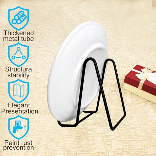3PCS Iron Plate Stands for Display 4 Inch, Metal Frame Holders for Picture - size: 3PCS 4IN