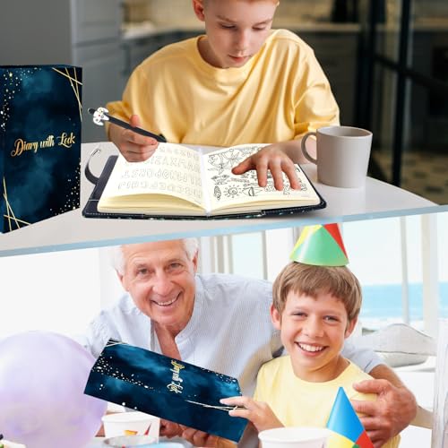 Game Diary with Lock for Boys Ages 8-12, Video Game Journal for Kids Teens